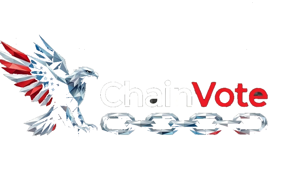 ChainVote main logo with eagle and chain